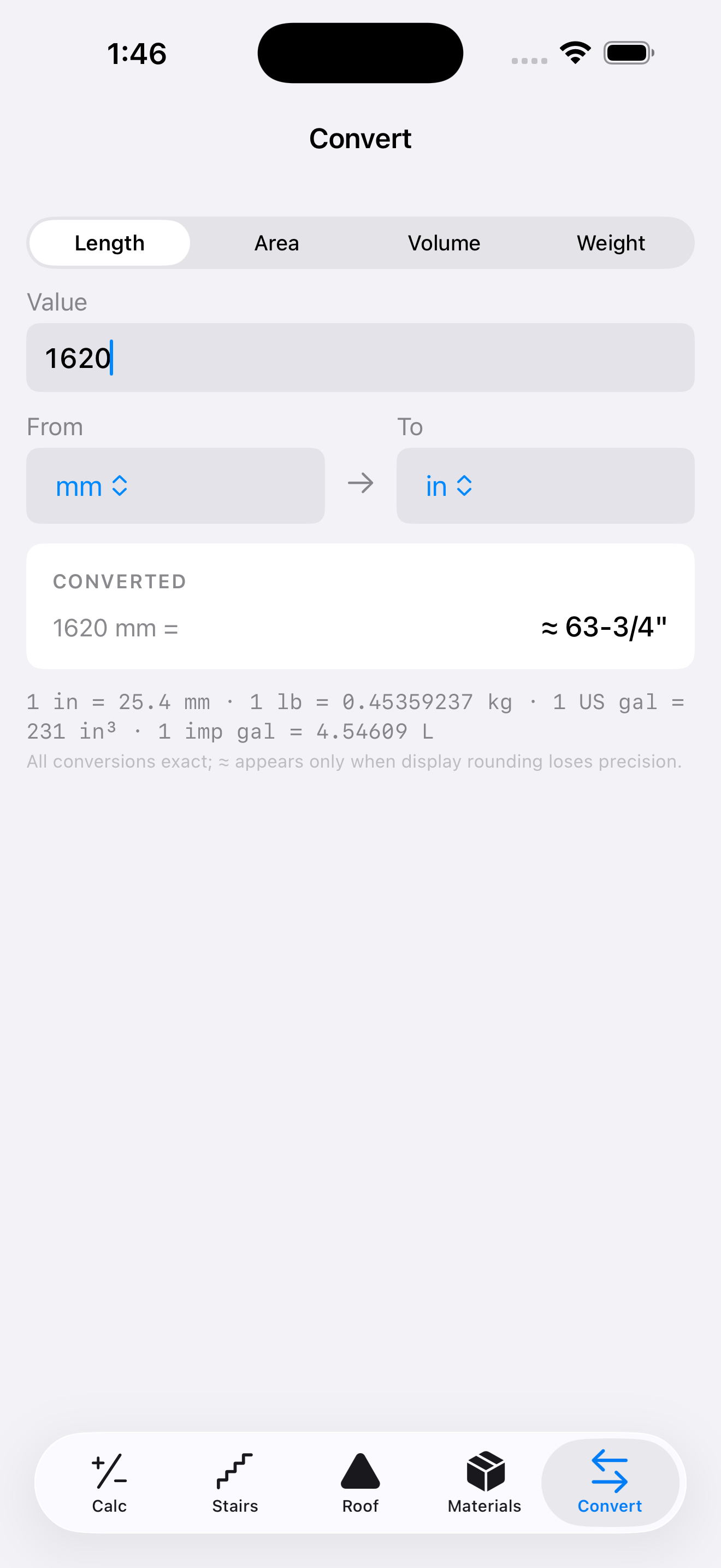 ShopMath unit converter